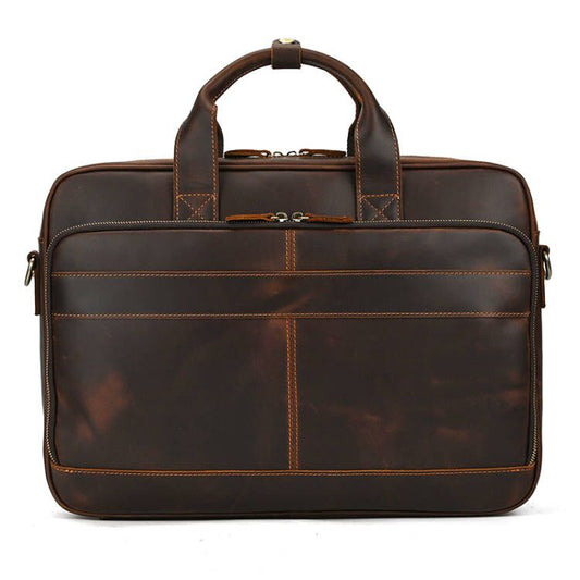 Bagzy Ruggard: Vintage Leather Briefcase - BagzyBag