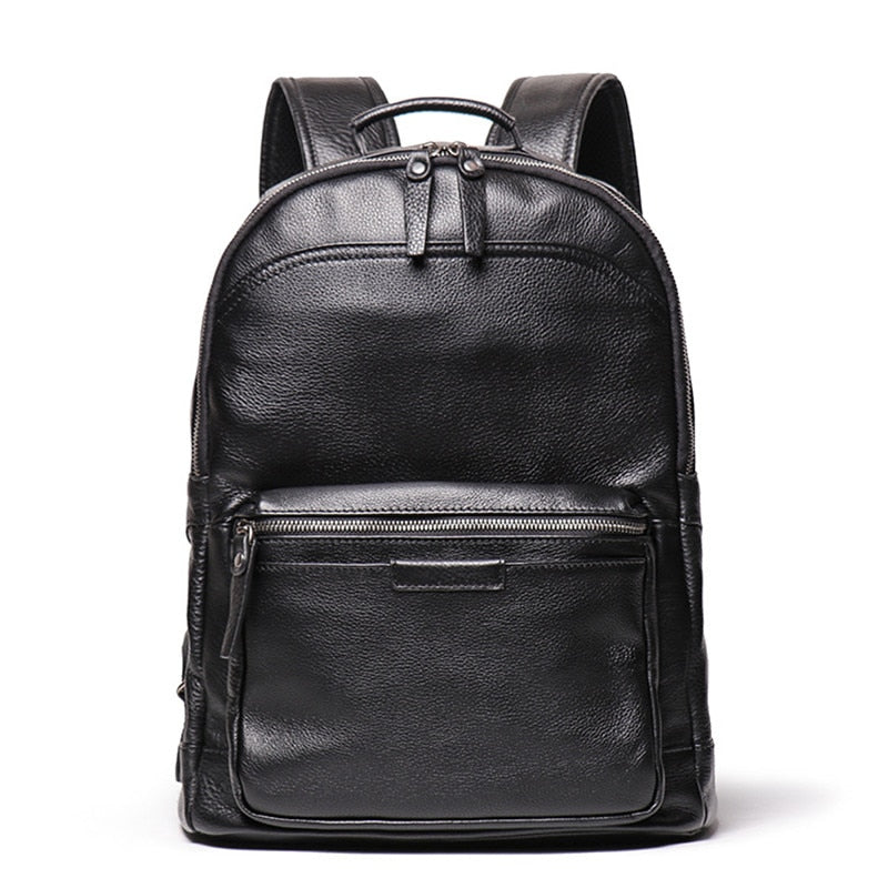 Bazgy Espresso: A Genuine Leather Backpack - BagzyBag