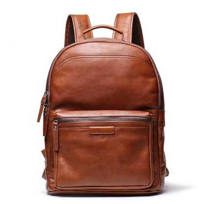 Bazgy Espresso: A Genuine Leather Backpack - BagzyBag