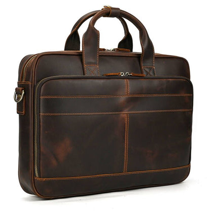 Bagzy Ruggard: Vintage Leather Briefcase - BagzyBag