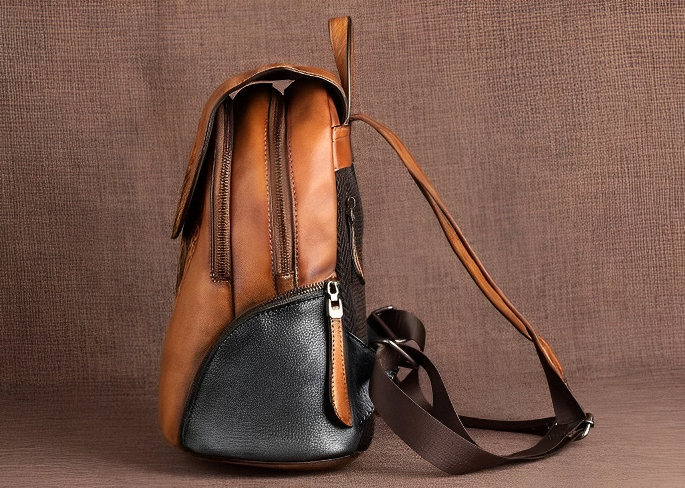 Bagzy Blossom: A Leather Backpack. - BagzyBag