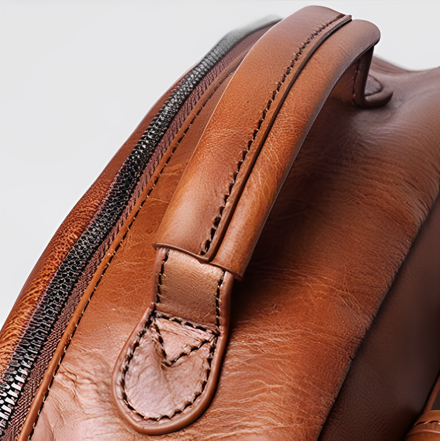 Bazgy Espresso: A Genuine Leather Backpack - BagzyBag